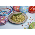 「超かぐや姫! × andGALLERY Collaboration Cafe」 コラボメニュー「かぐやと彩葉のジェノベーゼパスタ」