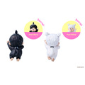 「HIPPERS Monchhichi DECORATIVE MINI FIGURES COLORS:Wink Series」