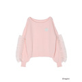 【ちいかわ/dazzlin　specialcollection】フリルスリーブニットプルオーバー