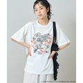 “HELLO KITTY”コラージュ プリントTシャツ　¥5,995 tax in