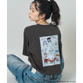 ”CINNAMOROLL” 目隠し コミック柄 プリントTシャツ　￥5,995 tax in