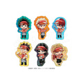 キラキラステッカーセット　ミニキャラver. (6枚入り)