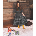 映画『トイ・ストーリー5』のGLOBAL WORK限定コレクション KIDS用「2WAY スカート」着用イメージ