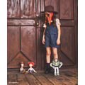 映画『トイ・ストーリー5』のGLOBAL WORK限定コレクション KIDS用「3SET デニム」着用イメージ