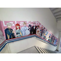 アニメイト池袋本店2F~3F階段広告