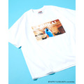 パペットスンスン × オールナイトサウナ フロントプリント クルーネックTシャツ