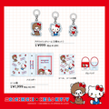 モンチッチ×ハローキティ アクリルミニチャーム・シール帳