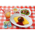 ＜マゴハチキッチン＞ハンバーグオムライスSET3,000円