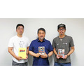 （左から）「菅井進」副監督、「瀬下寛之」総監督、「井手恵介」監督