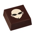 YASUソルト＆ダークチョコレートガナッシュをダークチョコレートで包みました。