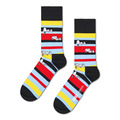 【Peanuts × Happy Socks】クルー丈 ソックス（全6種類） 各2,200円（税込）サイズ：36-40 (23-25.5cm) / 41-46 (26-29.5cm)