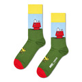 【Peanuts × Happy Socks】クルー丈 ソックス（全6種類） 各2,200円（税込）サイズ：36-40 (23-25.5cm) / 41-46 (26-29.5cm)