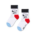 【Peanuts × Happy Socks】【キッズ】クルー丈 ソックス（全6種類） 各1,540円（税込）サイズ：4-6Y (17-19cm) / 7-9Y (19.5-21.5cm)