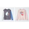 〈ベルメゾン×キヤスク〉 みんなが着やすいソフのびフライス長袖Tシャツ「ムーミン」