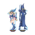 アクリル MEGA フィギュア2 体セット ブラック・マジシャン＆ブラック・マジシャン・ガール