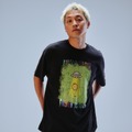 箔プリントTシャツ　もぐらコロッケ（宇宙人）　