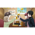 夏アニメ『スーパーの裏でヤニ吸うふたり』9本目(第9話)「スーパーの裏で触れるひとり」先行カット