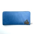 BAGGY PORT（2号館2F）　藍染め長ラウンド財布 26,400円