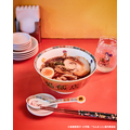 ラーメン鉢、ビールグラス、レンゲ 、滑らない箸