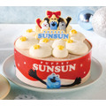 パペットスンスン クリスマスチョコケーキ