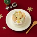 クマさんサンタのケーキ 4号