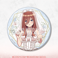 くじ引き堂「TVスペシャルアニメ『五等分の花嫁＊』メロいウェディングくじ」D賞：缶バッジ 中野三玖
