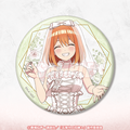 くじ引き堂「TVスペシャルアニメ『五等分の花嫁＊』メロいウェディングくじ」D賞：缶バッジ 中野四葉