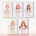 くじ引き堂「TVスペシャルアニメ『五等分の花嫁＊』メロいウェディングくじ」10連セット購入特典の「ミニブロマイド」（ランダム全5種）