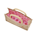 ジュートランチバッグ　日焼け