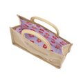 ジュートランチバッグ　日焼け