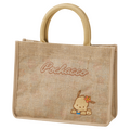 ジュートランチバッグ　日焼け