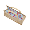 ジュートランチバッグ　日焼け