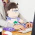 「おそ松さん　PCクッション　一松」6,264円（税込／送料・手数料別途）(C)赤塚不二夫／おそ松さん製作委員会