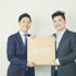 左：日宣 部長 中山隆　右：中国「彩色鉛筆動画」創業者・CEO兼Colored Pencil Animation Japan 代表取締役 とう志巍