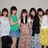 写真左から、井上喜久子さん、遠藤綾さん、徳井青空さん、門脇舞以さん、喜多村英梨さん、巽悠衣子さん、種崎敦美さん