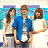 左からブリドカットセーラ恵美さん、浅沼晋太郎さん、井口裕香さん