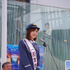 『青春ブタ野郎はゆめみる少女の夢を見ない』桜島麻衣役・瀬戸麻沙美 一日警察署長委嘱式（C）2018 鴨志田 一／ＫＡＤＯＫＡＷＡ アスキー・メディアワークス／青ブタ Project