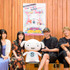『SUPER SHIRO』写真左から ゆかな、真柴摩利、シロ、 大塚明夫、勝杏里（C）臼井儀人／SUPER SHIRO製作委員会
