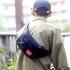 「STRICT-G × Manhattan Portage 『機動戦士ガンダム』40周年記念 ウエストバッグ 地球連邦軍モデル」10,780円（税込）（C）創通・サンライズ