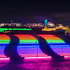 虹色の階段／画像提供：東京メガイルミ