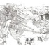 「『猫侍と花魁侍』by 小林誠」オークション（C）2021 GONZO K.K, All Rights Reserved.Produced by double jump.tokyo Inc.