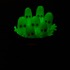 「ムーミン谷のなかまたち ニョロニョロとムーミンパパの帽子（蓄光ぬいぐるみ）」11,000円（税込・送料込）（C）Moomin Characters TM