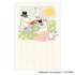 郵便局限定『ムーミン』の「絵入りはがき 春のうたたね」（C）Moomin Characters　FUTABA