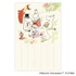 郵便局限定『ムーミン』の「絵入りはがき ピクニック」（C）Moomin Characters　FUTABA