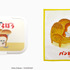 『パンどろぼう』(左)ビタット メインアート(右)ミニタオル いとしのパン（C）Keiko Shibata／KADOKAWA