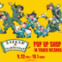 「『忍たま乱太郎 × サンリオキャラクターズ』POP UP SHOP in TOWER RECORDS」（C）尼子騒兵衛／NHK・NEP（C）2023 SANRIO CO., LTD. APPR. NO. L643341
