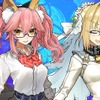 「Fate/EXTELLA」“嫁セイバー”or玉藻の前モデル、どっちをかけたい？ コラボ眼鏡第2弾登場・画像