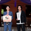 実写「銀魂2」小栗旬＆菅田将暉がヒット祈願！ 「是非涼しい映画館で観て」・画像