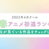 2022年春アニメ“初速”ランキングをABEMAが発表！累計視聴数＆コメント数トップの作品は？・画像