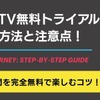 DMM TV無料トライアルの登録方法と注意点！14日間を完全無料で楽しむコツ・画像